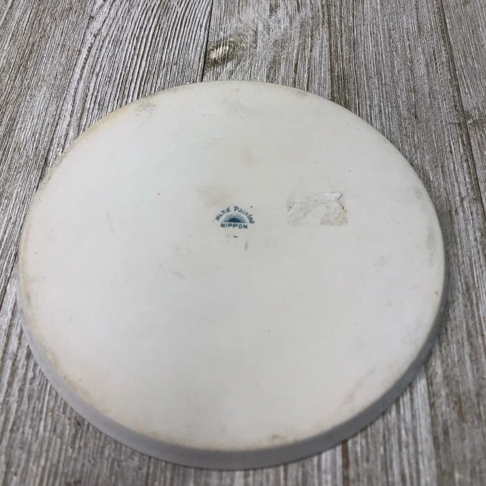 Vintage Hand Painted Nippon Porcelain Vanity Dish